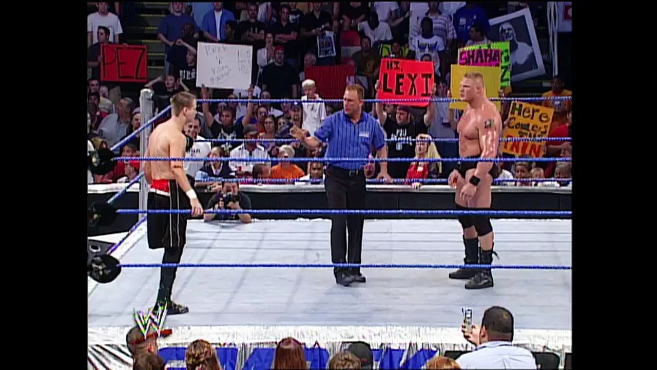 Zach Gowen vs. Brock Lesnar WWE SmackDown 08.21.03