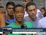 Venezuela: opositores atacan residencias estudiantiles en Caracas