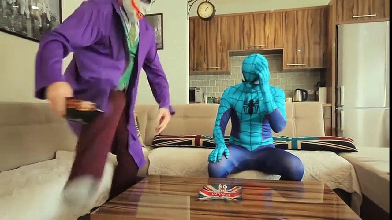 Spiderman vs Venom vs Joker - Rainbow Candy! w_ Frozen Elsa, Pink Spidergirl & Prank! Fun Superhero
