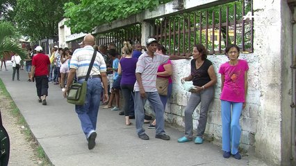 Venezuelans spend hours in food lines, sometimes for 'nothing'