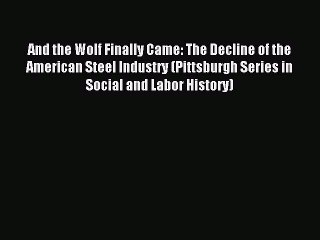 Read And the Wolf Finally Came: The Decline of the American Steel Industry (Pittsburgh Series