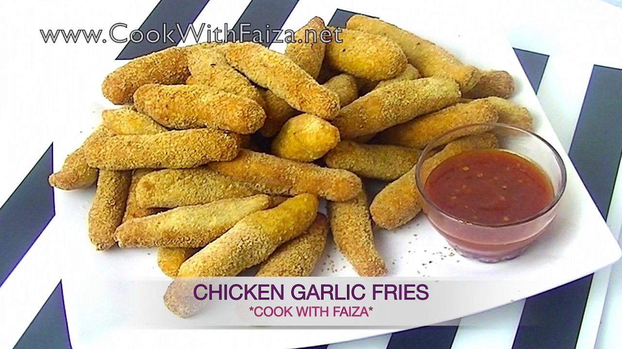 CHICKEN GARLIC FRIES *COOK WITH FAIZA*