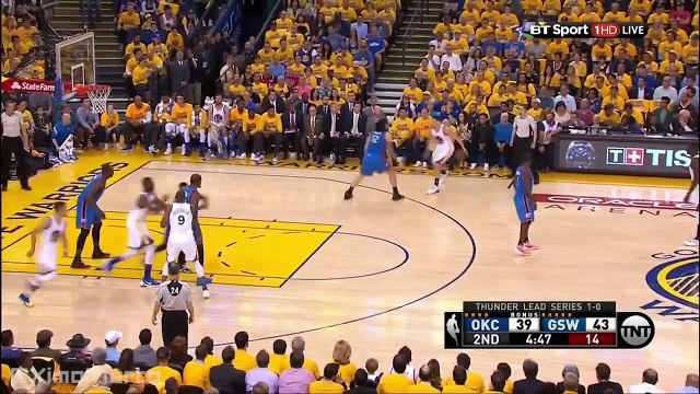 Kevin Durant Says -Fk You- to Dion Waiters Thunder vs Warriors Game 2 2016 NBA Playoffs