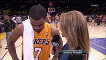 03 23 2012   Blazers vs  Lakers   Ramon Sessions Postgame Interview