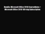 [PDF] Bundle: Microsoft Office 2010 CourseNotes   Microsoft Office 2010 180-day Subscription
