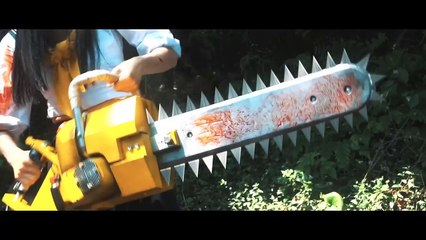 Bloody Chainsaw Girl (Chimamire sukeban chênsô) Taiwanese theatrical trailer