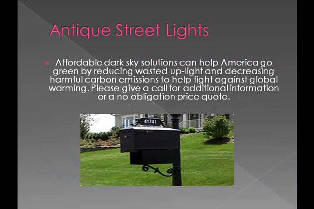 antique street lights