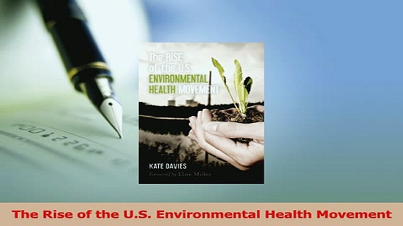 Read  The Rise of the US Environmental Health Movement Ebook Free