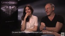 Game of thrones - DAVOS & MELISANDRE (Liam Cunningham & Carice van Houten) - Interview CinéFilou