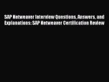 [PDF] SAP Netweaver Interview Questions Answers and Explanations: SAP Netweaver Certification