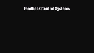 Download Feedback Control Systems PDF Free
