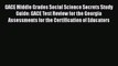 Download GACE Middle Grades Social Science Secrets Study Guide: GACE Test Review for the Georgia