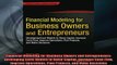 READ book  Financial Modeling for Business Owners and Entrepreneurs Developing Excel Models to Raise Free Online
