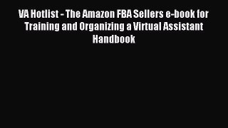 Download VA Hotlist - The Amazon FBA Sellers e-book for Training and Organizing a Virtual Assistant