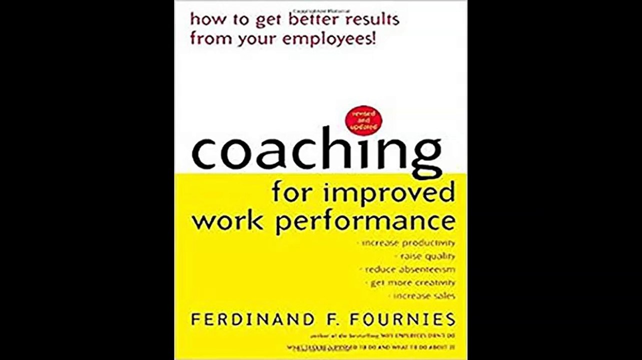 Coaching for Improved Work Performance Revised Edition