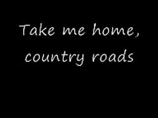 John Denver country roads with lyrics