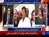 Rauf Klasra bashes Shah Mehmood Qureshi for not allowing Imran Khan to come infront during media talk