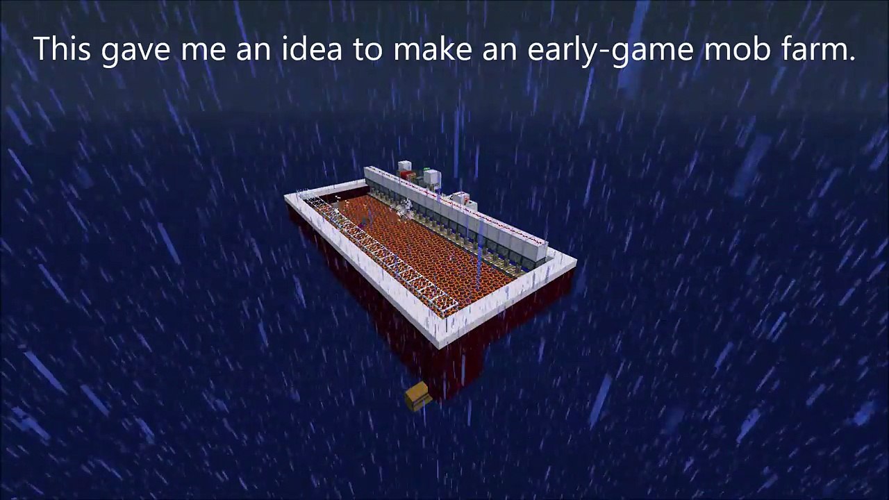 Minecraft 1.10 Early-Game Mob Farm Using Magma Block
