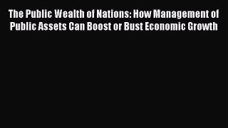 Read The Public Wealth of Nations: How Management of Public Assets Can Boost or Bust Economic