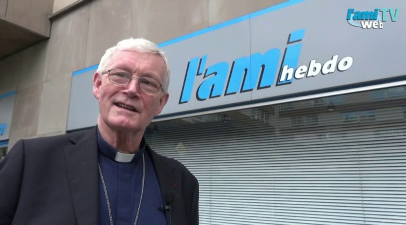 Visite de Mgr Grallet à L'Ami hebdo
