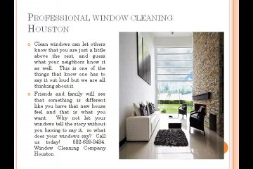 Professional window cleaning Houston
