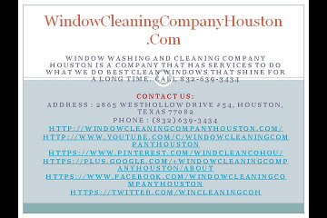 Window cleaning Houston TX