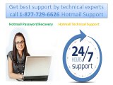 Syncing problem with Hotmail account call Hotmail Support 1-877-729-6626