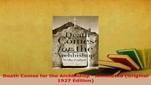 PDF  Death Comes for the Archbishop  Annotated Original 1927 Edition  EBook
