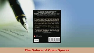 PDF  The Solace of Open Spaces  EBook