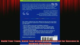 READ book  Build Your Team Build Your Dream Your Blueprint for Success in Network Marketing Full EBook