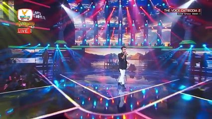 The Voice Cambodia 2, ថែល ថៃ , បងពីមុនឆ្កួតបាត់ហើយ , Live Show 16 May 2016