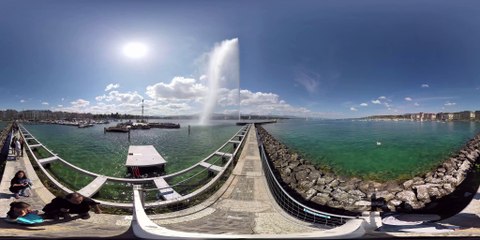 Jet d'eau de Genève - Timelapse 360°
