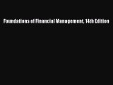 Download Foundations of Financial Management 14th Edition Ebook Free