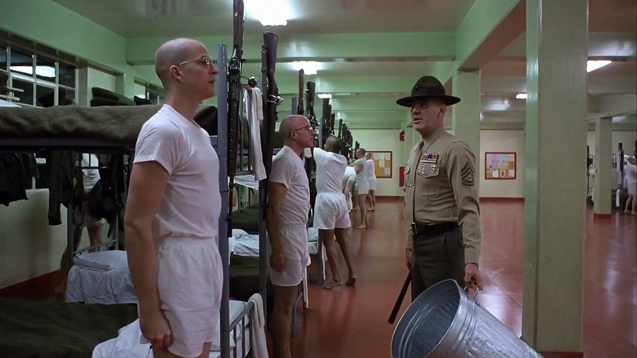 "I want you two turds to clean the head" - Full Metal Jacket