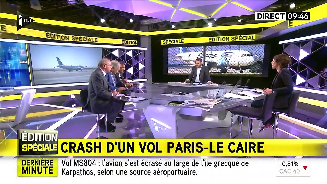 L'avion se serait écrasé au large de l'île grecque de Karpathos dans l'espace aérien égyptien