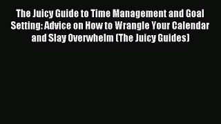 Read The Juicy Guide to Time Management and Goal Setting: Advice on How to Wrangle Your Calendar