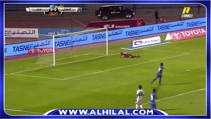 ‏هدف.الهلال الأول على هجر - ياسر القحطاني - دوري عبداللطيف جميل الجولة 25 :