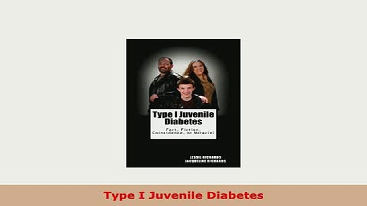 Download  Type I Juvenile Diabetes Free Books