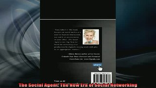EBOOK ONLINE  The Social Agent The New Era of Social Networking  DOWNLOAD ONLINE
