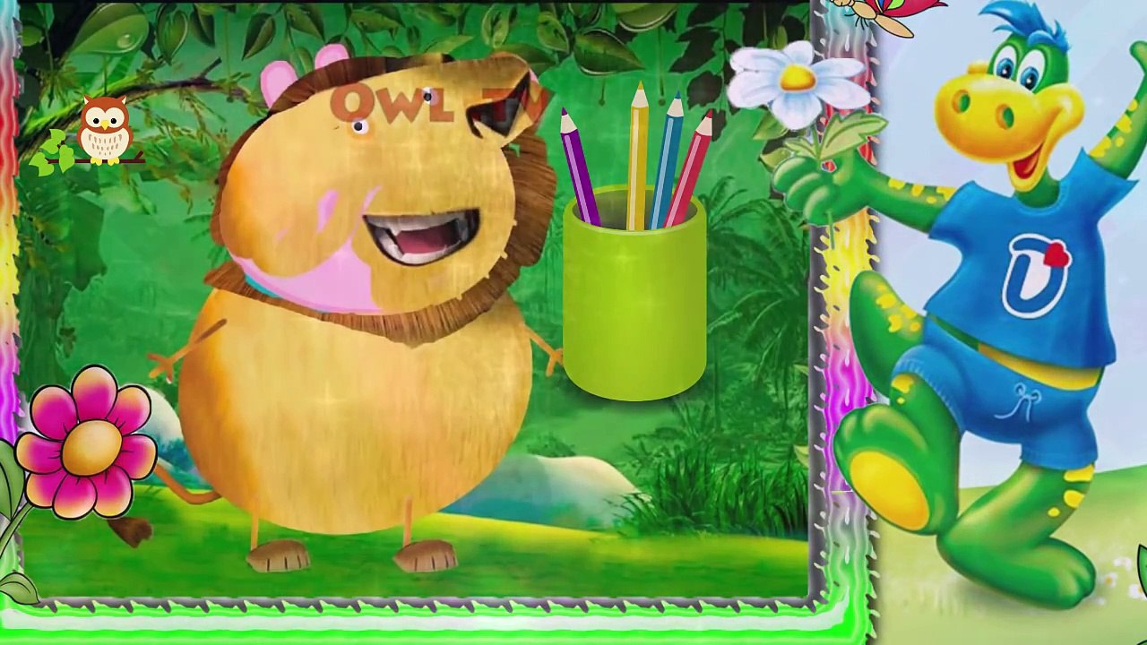 Peppa Pig Animal ( Lion, Boar, Dog, Panther,zebra ) Family Finger  \ Nursery Rhymes Lyrics More