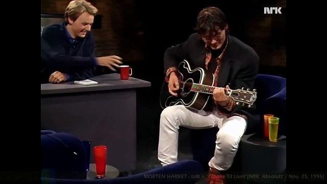 MORTEN HARKET - talk + Tilbake Til Livet [NRK 'Absolutt' / Nov. 25, 1996]