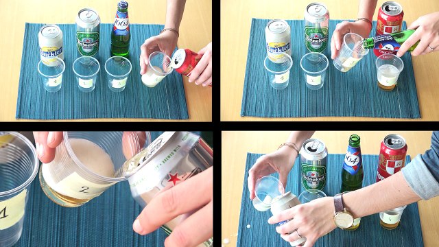 Saurez-vous reconnaître une bière sans alcool d'une bière normale? Pas sûr