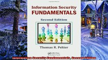 Popular book  Information Security Fundamentals Second Edition