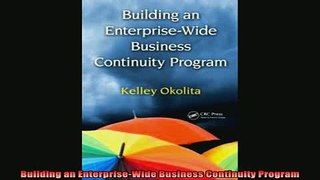 Popular book  Building an EnterpriseWide Business Continuity Program