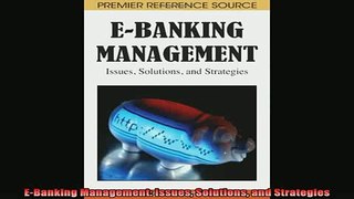 Popular book  EBanking Management Issues Solutions and Strategies