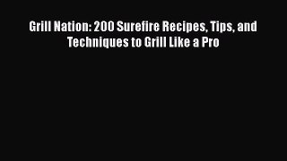 Read Books Grill Nation: 200 Surefire Recipes Tips and Techniques to Grill Like a Pro Ebook