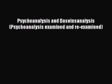 Read Psychoanalysis and Daseinsanalysis (Psychoanalysis examined and re-examined) Ebook Free