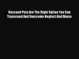 Download Rescued Pets Are The Right Option You Can Transcend And Overcome Neglect And Abuse