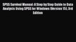 Download SPSS Survival Manual: A Step by Step Guide to Data Analysis Using SPSS for Windows