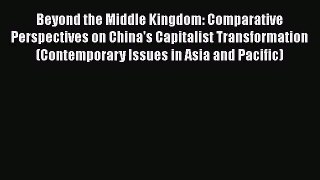 Read Book Beyond the Middle Kingdom: Comparative Perspectives on China's Capitalist Transformation